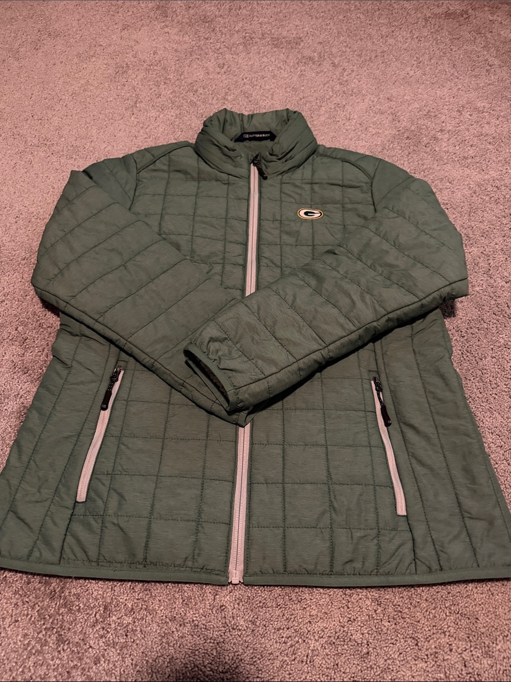 Green Bay Packers Cutter & Buck Women's Rainier PrimaLoft Jacket w. Hood